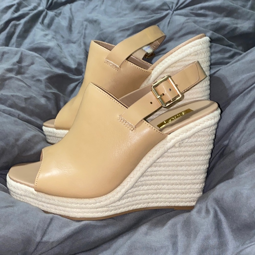 Qupid Espadrille wedges size 7